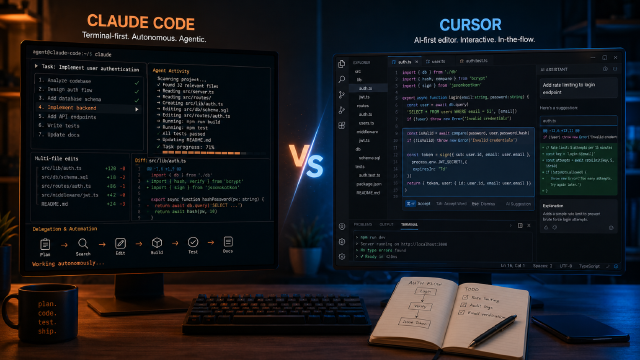 Claude Code vs Cursor: My Honest Comparison
